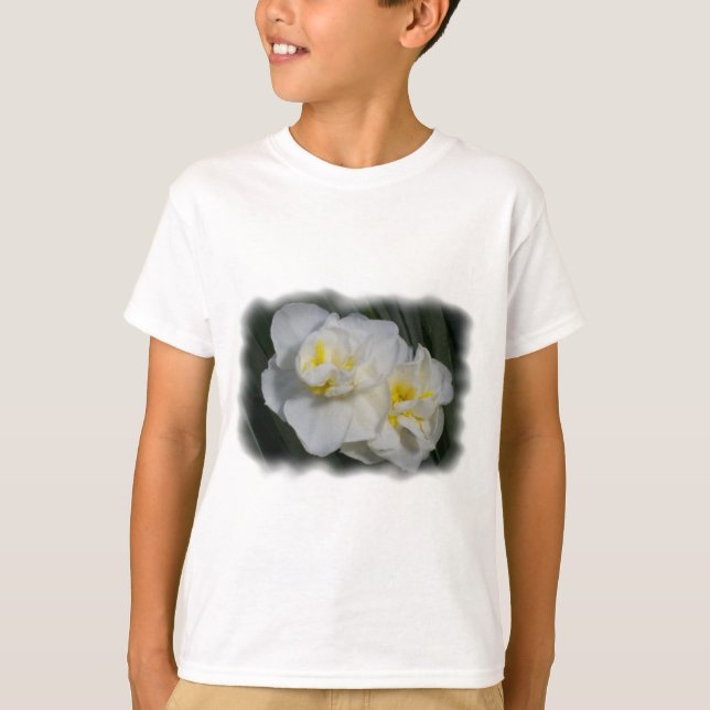 Camiseta Flor blanca (Anverso)