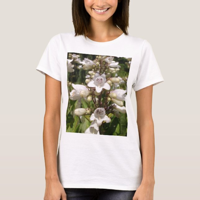 Camiseta Flor Blanca (Anverso)