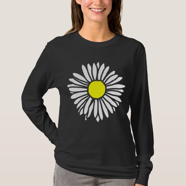 Camiseta Flor Bloom Daisy (Anverso)