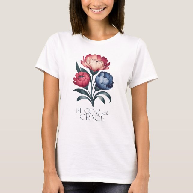 Camiseta Flor Bloom Grace (Anverso)