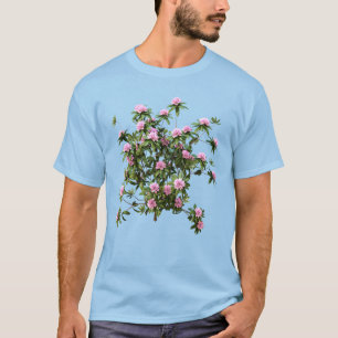 Camiseta Flor Botánica Rhododendron