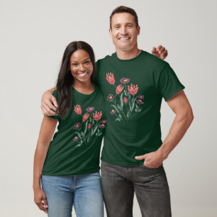 Camiseta Flor Bouquet Delicate Arreglos Florales