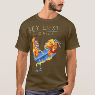 Camiseta Flor clave del oeste de Florida Hibiscus Chicken L