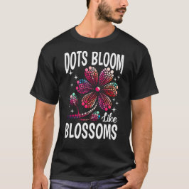 Camiseta Flor colorida de Dot Art