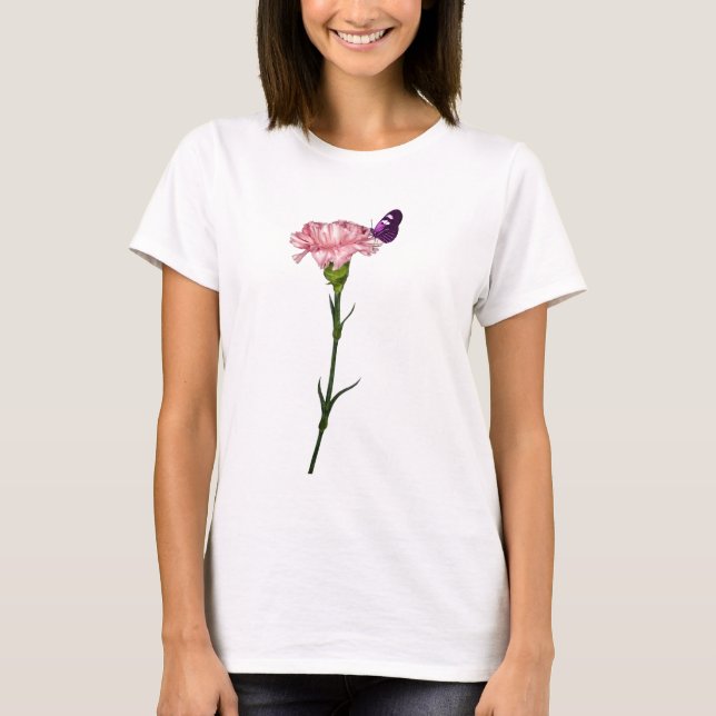 Camiseta Flor con alas (Anverso)