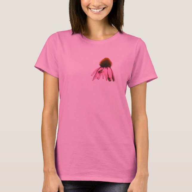 Camiseta Flor con Hoverfly (Anverso)