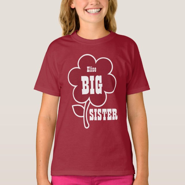 Camiseta Flor conocida de encargo linda V05 del marrón de (Anverso)