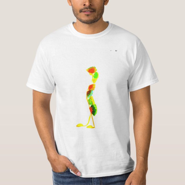 Camiseta Flor creativa (Anverso)