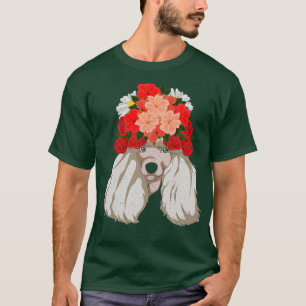 Camiseta Flor Crown Down Lover Mascota Animal Floral Puddle