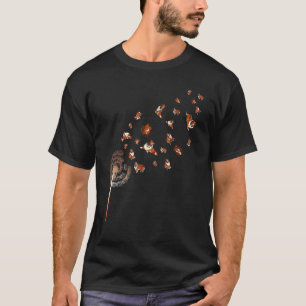 Camiseta Flor Dandelion Dueño de Perro Mascota Animal Perro