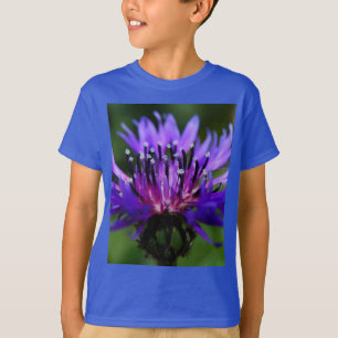 Camiseta Flor de Aciano Azul Flor de la Paz Amor Destino