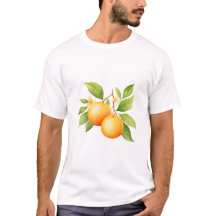 Flor de acuarela naranja