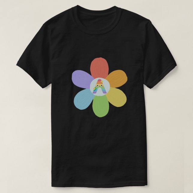Camiseta Flor de aliado (Diseño del anverso)
