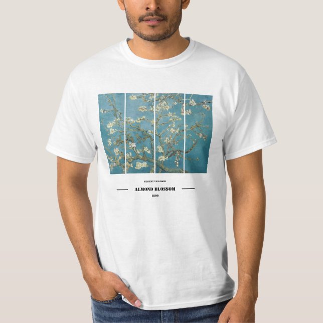 Camiseta Flor de Almendro de Vincent Van Gogh (Anverso)