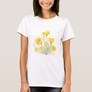 Camiseta Flor de amapola de California