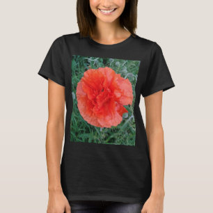 Camiseta Flor de amapola doble silvestre