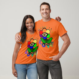 Camiseta Flor de Amor Arcoíris