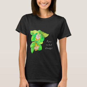 Camiseta Flor de arte pop orquídea moderna inspiradora