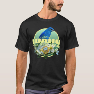 Camiseta flor de ave estatal de Idaho Sobredimensionada