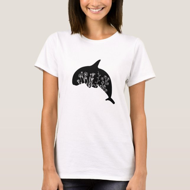 Camiseta Flor de ballena pura (Anverso)