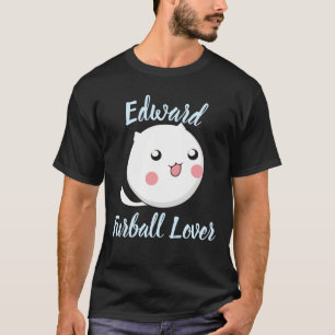 Camiseta Flor de bola de gatito plantilla de amor