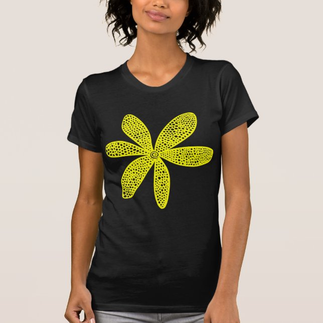 Camiseta Flor de bonito - Amarillo (Anverso)