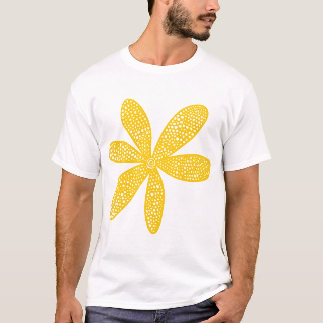 Camiseta Flor de bonito - Ámbar (Anverso)