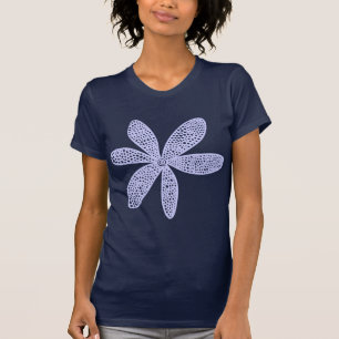Camiseta Flor de bonito - Azul en polvo