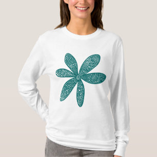 Camiseta Flor de bonito - Moss Green
