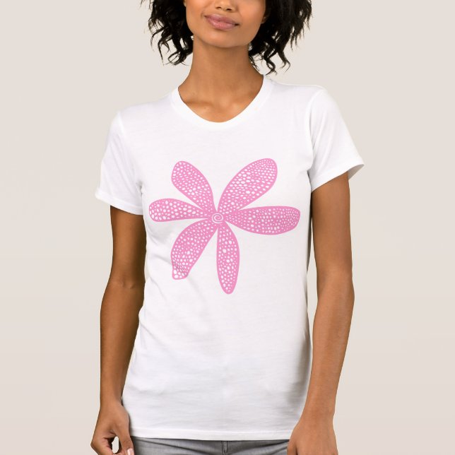Camiseta Flor de bonito - Rosa (Anverso)