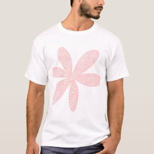Camiseta Flor de bonito - rosa fino