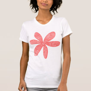 Camiseta Flor de bonito - Rosa tropical