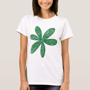Camiseta Flor de bonito - Verde Forestal