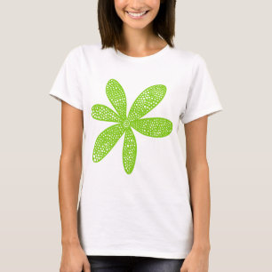 Camiseta Flor de bonito - Verde marciano