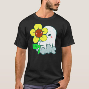 Camiseta Flor de Boo Cumpleaños Chica Gemela Coqueta Corazó