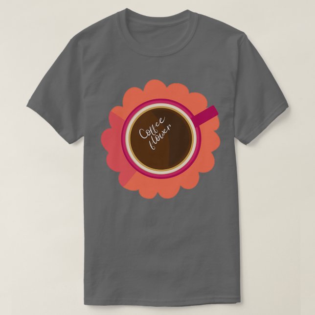 Camiseta Flor de café (Diseño del anverso)
