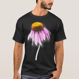 Camiseta Flor de café Echinacea Magnus Flower Premium