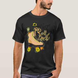 Camiseta Flor de calzado para patines de girasol estético