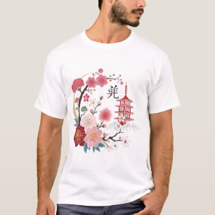 CAMISETA FLOR DE CEREZO