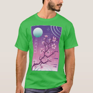 Camiseta Flor de cerezo al estilo japonés Sakura Japan
