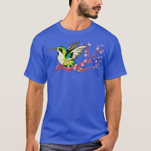 Camiseta Flor de cerezo Animal Sakura Floral Pájaro Vintage