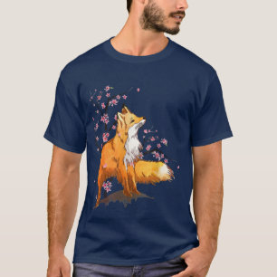 Camiseta Flor de cerezo arte japonés para