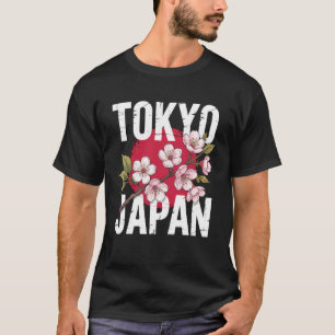 Camiseta Flor de Cerezo Bandera Japonesa Mapa Cultura Japon