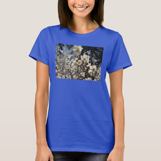 Camiseta Flor de cerezo blanco / サ・(桜) Sakura/Sakura de cer (Anverso)