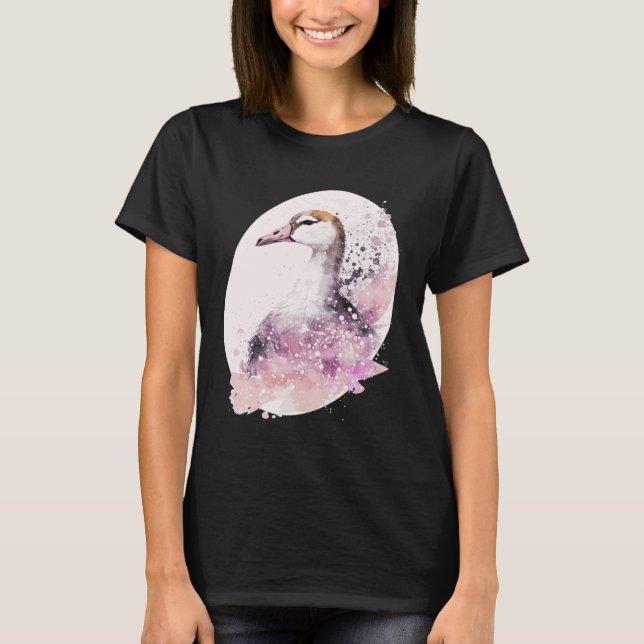 Camiseta Flor de cerezo de oca Sakura Goose japonés (Anverso)