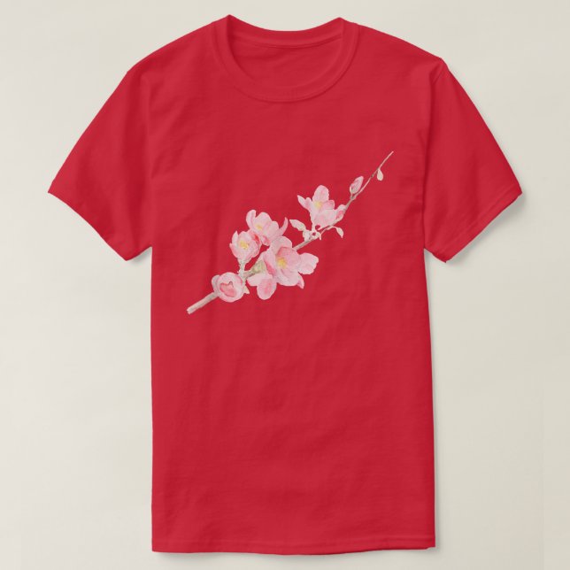 Camiseta Flor de cerezo de Sakura (Diseño del anverso)