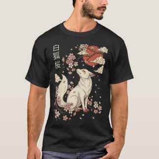 Camiseta Flor de Cerezo de Zorro