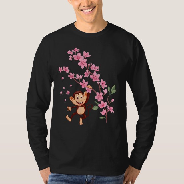 Camiseta Flor de cerezo en flor de cerezo en flor japonesa (Anverso)