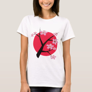 Camiseta Flor de cerezo japonesa bonita