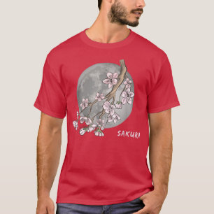 Camiseta Flor de cerezo japonesa Sakura